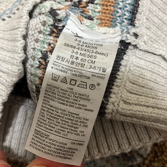 Baby Gap Din Grogu Baby Yoda 100% cotton sweater - Picture 7 of 7